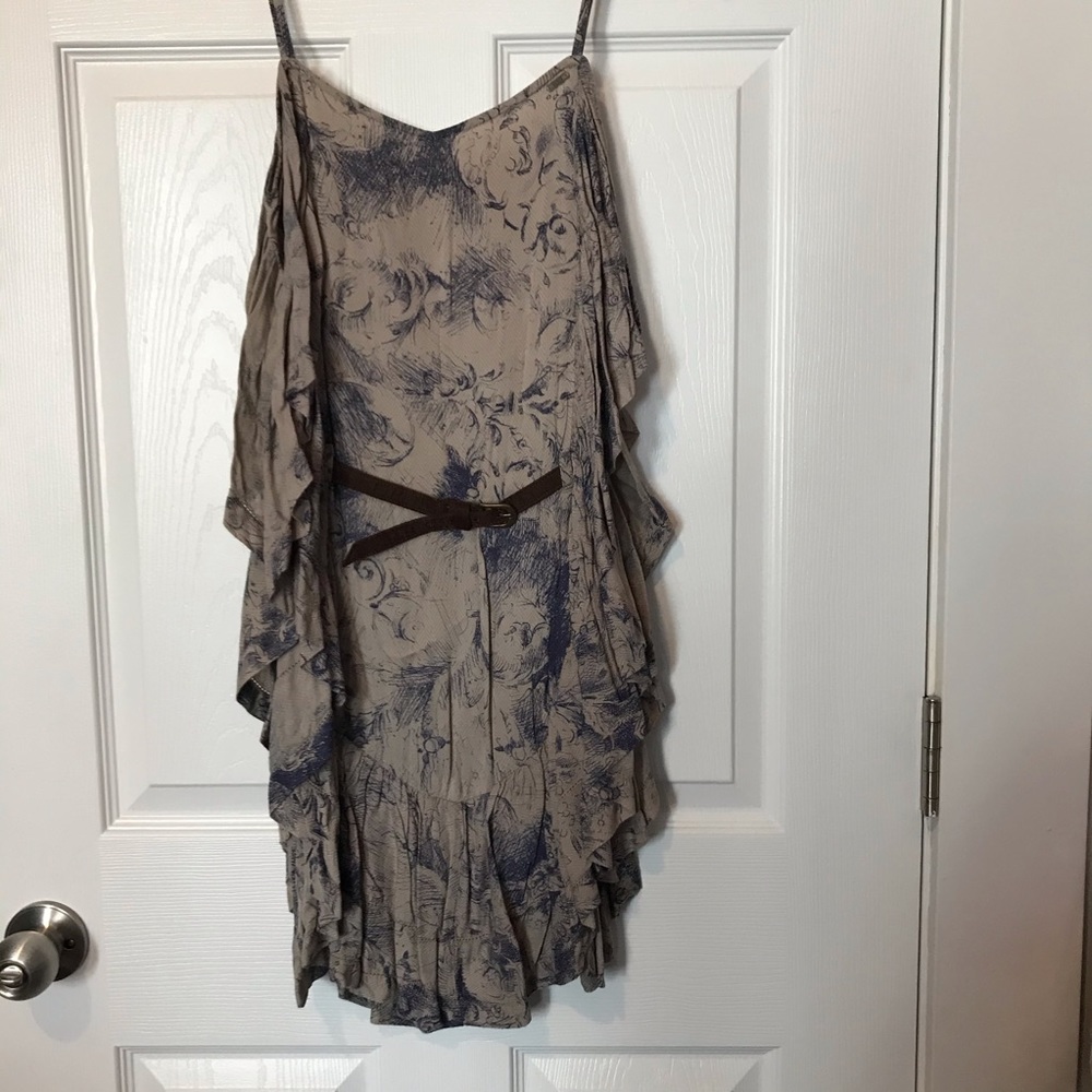Guess knee length belted dress